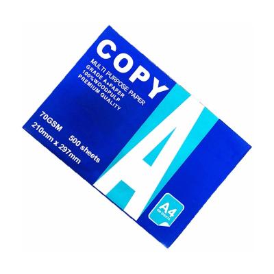 China Recycled Materials Photocopy Printing 210x297MM White Copy Paper 70gsm 80gsm 85gsm A4 500 Sheets for sale