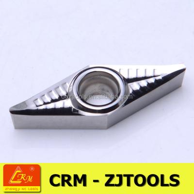 China crm zjtools vbgt11 vbgt16 aluminum indexable tungsten carbide turning insert for sale