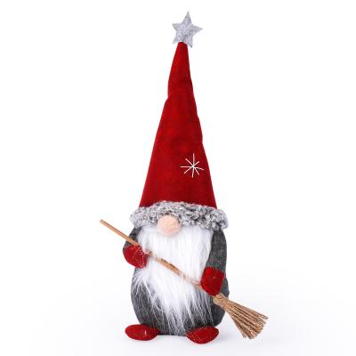 China 2021 Christmas Chair Deco Sinyoo Old Man Decorations Gnome Plush Doll Without Face Doll Toys For Christmas Gift for sale