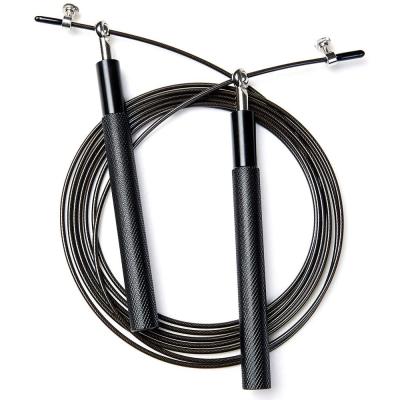 China Durable Custom Fashion Training Fitness Workout Exercise Speed ​​Adjustable Steel Aluminum Cable Ball Bearing Jumping Jump Rope for sale