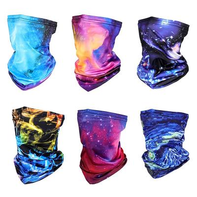 China Sun Protection LOGO Dust Outdoors Ice Silk Premium Custom Polyester Cooling Sports Face Cover Scarf Neck Cuff Balaclava Bandana for sale