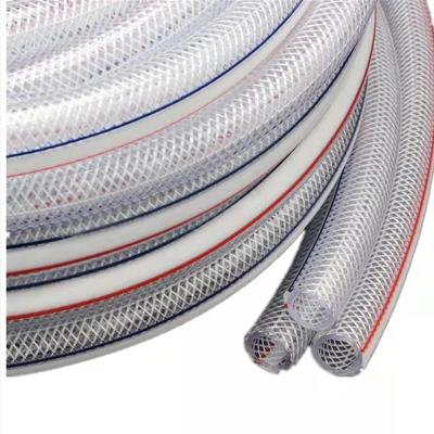 China Transparent Super Quality Steel Wire Reinforced Clear PVC Tubing Reinforcing Tube for sale