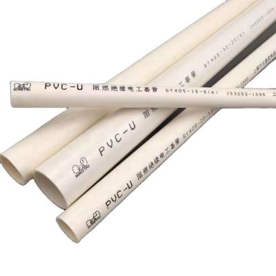 China High Grade Flame Retardant System For Electrical Cables Conduit PVC Fittings PVC String Pipe for sale