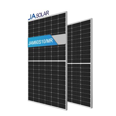 China MBB PV Solar Power System Ja Monocrystalline Half-cell Module Solar Panel 330w 340w 350w for sale