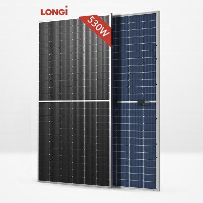 China Longi 525w 400w 530w 540w 1000W Bifacial Solar Panel Solar Power System DJSC Solar Power Panel For Electricity for sale