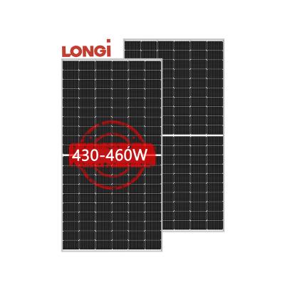 China Longi Dual Mono System High Power Perc Solar Panels 440W 445W 450W 455W Glass Solar Power Module For Solar System for sale