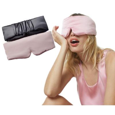 China Wholesale Anti-Wrinkle and Washable Breathable Satin Sublimation Hydroge Eye Masks Eye Mask Sleep Pillow Wholesale Permanent Mask With Adjustable Strap for sale