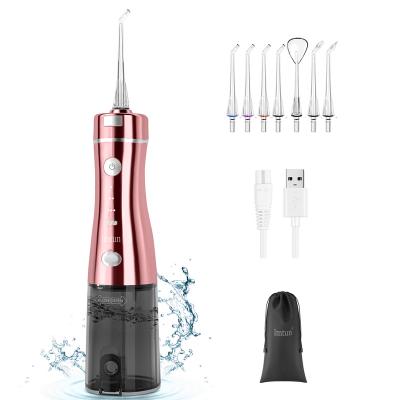 China Convenient Cordless Water Flosser Cordless Teeth Remover Whitening Irrigator USB Electric Rechargeable Tooth Dental Teeth Remover for sale