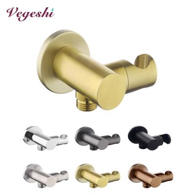 China Without Diverter Amazon Hot Selling Hand Shower Matte Black Brass Bracket For Bathroom Faucet Shower Set for sale