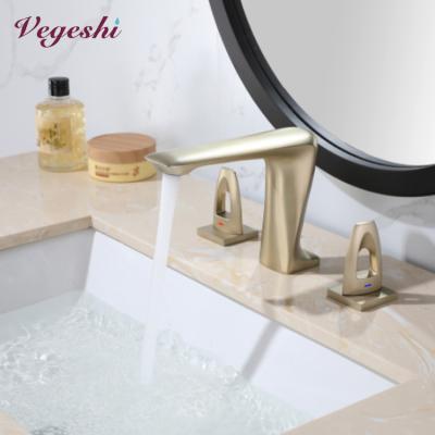 China Mixer Basin Faucet Basin Faucet Factory Direct Selling Metered Bathroom Vegeshi Faucets Hot And Cold Copper Faucet for sale