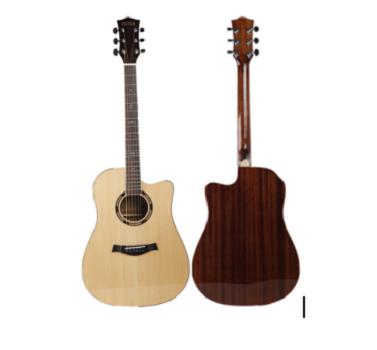 China Hot Solid Fir Wholesale Musical Instruments Engelmann 41 Inch High Quality Acoustic Guitar for sale