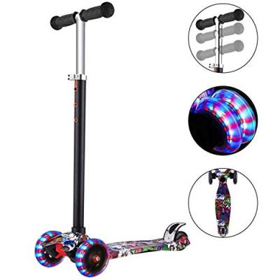 China Child Scooters For Kids 3 Wheel Kick Scooter With Adjustable Height Light Up for sale