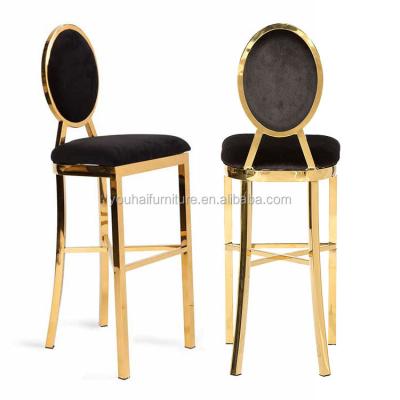 China Hotel/home/events wedding furniture/stainless steel bar stool high wedding chair for sale for sale