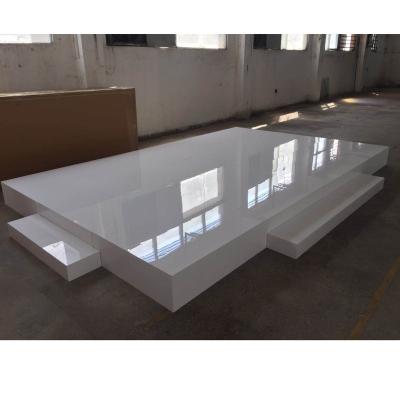 China EUROPEAN Wedding Party Use Rectangle Acrylic Wedding Stage For Indoor Banquet Hall for sale