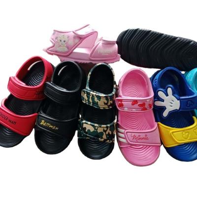 China Fashion Flat Soft Comfortable Top Selling Kids Little Girls Girl Eva Nude Beach Sandals for sale