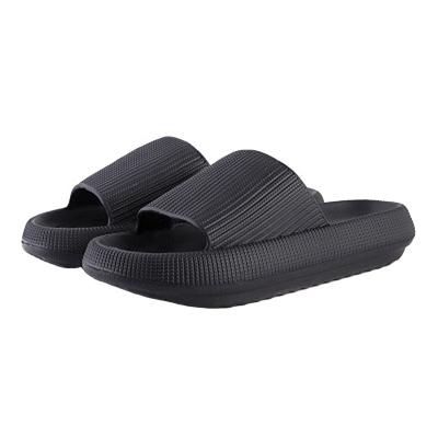 China Fashion Trend Cheap Unisex Eva Black Lightweight Sandals Soft Home Slippers for sale