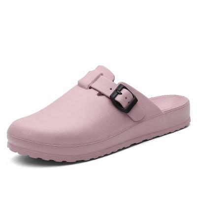 China Pink Summer Curvy Women Fashion Clogs Platform Garden Sandals Slippers Slip On Beach Slides Jugs Clogs And Mules Shoes for sale