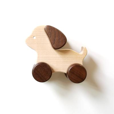 China New Design Wooden Smooth Animals Children Solid Wood Animal Kids Toy for sale