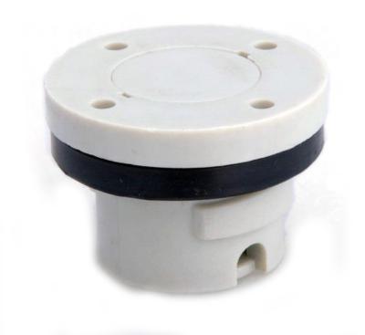 China Waterproof  White Plastic Blanking Plugs , Car Battery Threaded Plastic Caps for sale