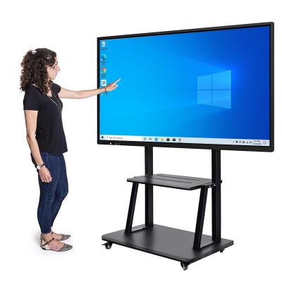 China Office or School Teaching KINGONE 65 75 85 Inch Digital Touch Screen Interactive Board Smart Whiteboard for Classroom for sale