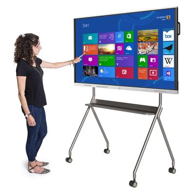 China KINGONE OEM 65 75 86 Office Or School Teacher 100 Inch Multi Touch Screen Digital Interactive Flat Panel Whiteboard Smart Board For Education for sale