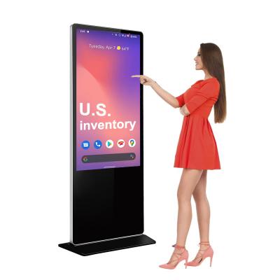 China US Warehouse Free Shipping Floor Stand LCD Digital Signage 43