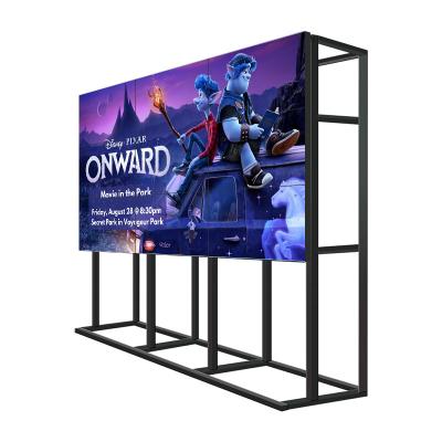 China Indoor Ultra Thin Seamless Mounting Multi Screen 55 System 65 Inch 2x2 Indoor Video Wall for sale