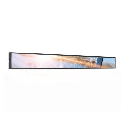 China Hot Selling Indoor Bar Lcd Stretched Edge Shelf Advertising Display For Supermarket Shelf for sale