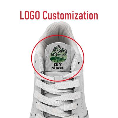 China Cushioning Customize LOGO High Quality Leather Sneakers Sports Casual Walking Shoes for sale