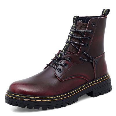 China Fashion Trend Martin Boots Men's Tops Latest Fashion Leather High Tops for sale