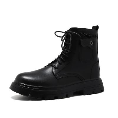 China British style of fashion trend winter Martin boots men's retro can help leather boots wearing motorcycles play period boots for sale