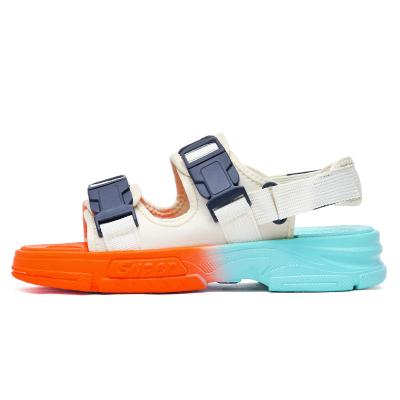 China Fashion Breathable Trend In Summer Gradient Color Explosion Men's Sandals for sale