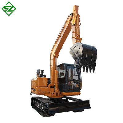 China Construction Material Shops 8 Ton Lbs Mini Excavator Rail Mounted 18000 Mini Excavator For Sale for sale