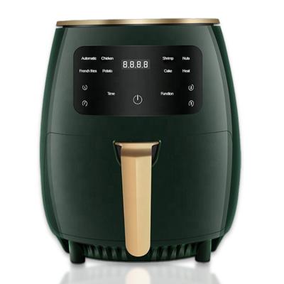 China Digital 110/220v Quick Draw Silver Peak Oil Free Hot Tanker Oil Free Dee[6L/4.5L Fruer Air Fryer Oven for sale