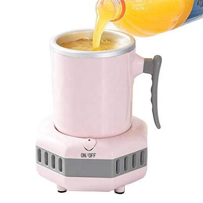 China Viable Smart Portable Electronic Host Beer Wine Freeze Freezing Cup Holder Fast Cooling Fridge for sale