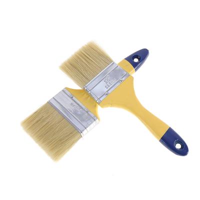 China Painting Factory Direct Sale Pure Natural Bristle Wooden Handle Paint Brush for sale