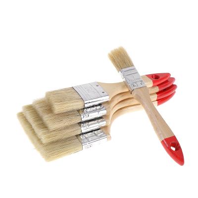 China Painting Painting Function And Bristle Brush Material Wooden Handle Paint Brush For Walls for sale