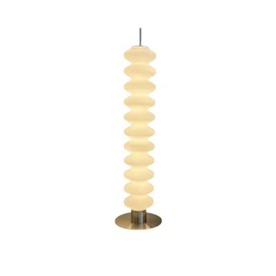 China Living Room Atmosphere Modern Nordic Abacus Beads Multilayer Contracted Glass Floor Lamp for sale