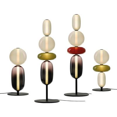 China Creative Living Room Colored Candy Modern Nordic Personalized Glass Floor Lamp for sale