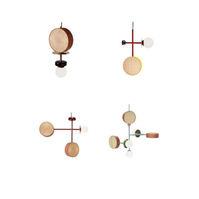 China Restaurant Cafe Bar Children's Room Combination Nordic Creative Simple Modern Multi Colored Head Chandelier for sale