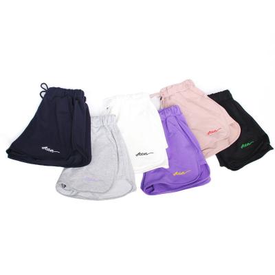 China Custom Logo Shorts Sports Breathable Shorts Casual Solid Color Women's Shorts Drawstring Sports Jogging Yoga Women's Shorts for sale