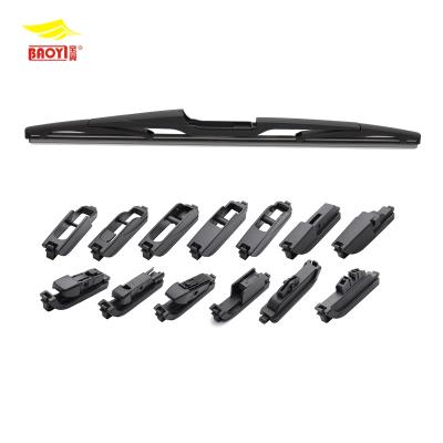 China Multifit Back Rear Wiper Blades Of Steel And Spring Natural Rubber For All Kind Of Cars for sale