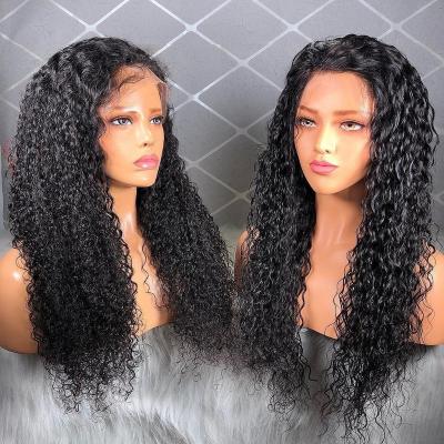 China Deep Wave Wigs Yeswigs Deep Wave Wig Virgin Hair Hd Transparent Front Wigs For Black Brazilian Vendor Full Lace Women Small Long for sale