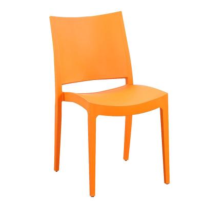 China Convertible outdoor party polypropylene restaurant cafe restaurant hotel patio stackable chair pp chairs plastic dining chairs for sale