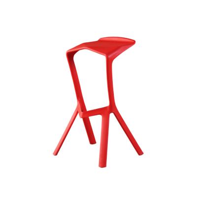 China Wholesale Creative Design Convertible PP Stackable Chair Cadeiras Altas Leisure Bar Chair Plastic Stool Hotel Cafe Restaurant Store for sale