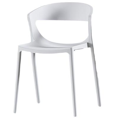 China Wholesale Convertible Hole Italian Supernatural Strong Back Fashion Furniture Modern Design Commerical Plastic Dining Chair Home Stackable for sale