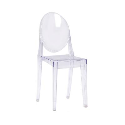 China European Style Convertible Modern Ghost Chairs Acrylic Hotel Transparent Crystal Dining Chair Stacking Chairs for sale