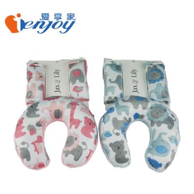 China Comfortable Anti-Apnea Ienjoy Animal Printed Travel Set To Include Pillow And U-shape Strap for sale