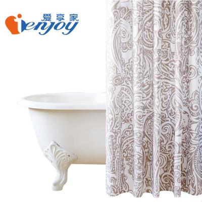 China PVC Sustainable Fancy Embossed Shower Curtain for sale