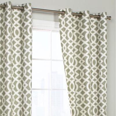 China Modern Blackout Ienjoy Printed Micro Fiber Foam Coated Window Curtains , Cheap Room Curtains for sale